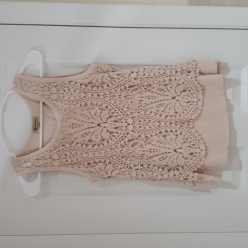 Democracy Crochet blouse